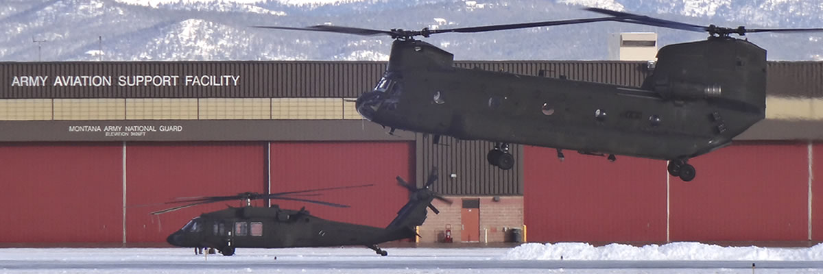 Montana Army Air National Guard Helicopters